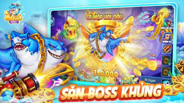ZCá Bắn Cá Zagoo tựa game tân thủ không thể bỏ qua