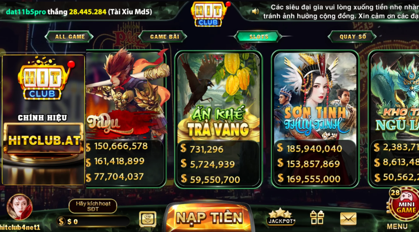 Sự trở lại của Nổ hũ Hitclub